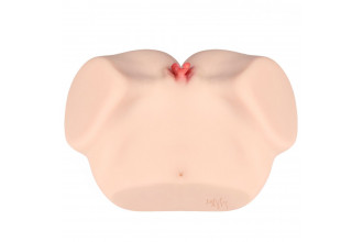 Мастурбатор-полуторс с двойным слоем материала и вибрацией Jenny Onahole Real Vagina