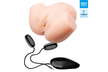 Телесный мастурбатор с 2 тоннелями Dual Vagina and Ass Veronica