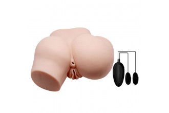 Телесный полуторс с двумя любовными тоннелями и вибрацией