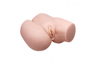 Телесный полуторс с двумя любовными тоннелями и вибрацией