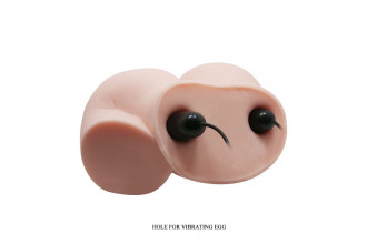 Телесный полуторс с двумя любовными тоннелями и вибрацией