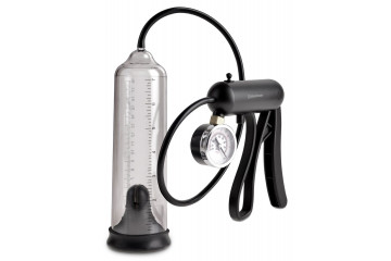 Вакуумная мужская помпа с датчиком давления Pro-Gauge Power Pump