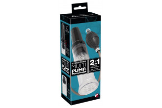 Вакуумная помпа-мастурбатор Vibrating Multi Pump & Masturbator