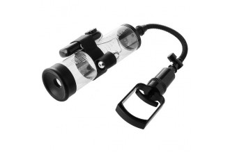 Прозрачная вакуумная помпа с вибрацией Vibrating Penis Pump