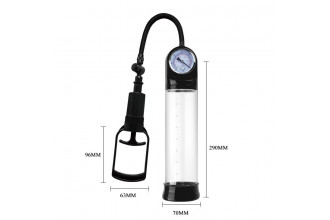 Вакуумная помпа с манометром Penis Pump