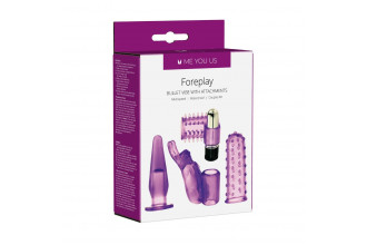 Фиолетовый вибронабор Foreplay Couples Kit