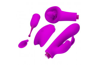 Лиловый вибронабор Thrill Kit