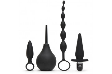 Черный набор для анальных игр Take it Slow