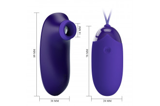 Набор вибростимуляторов Orthus-Youth: яйцо и стимулятор клитора Набор вибростимуляторов Orthus-Youth: яйцо и стимулятор клитора