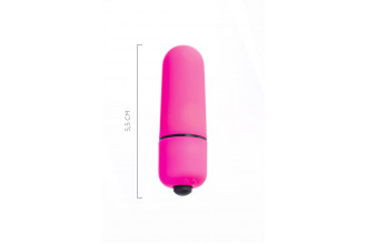 Розовая вибропуля A-Toys Alli - 5,5 см.