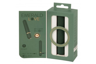 Зеленый мини-вибратор Luxurious Bullet Vibrator - 12,6 см.