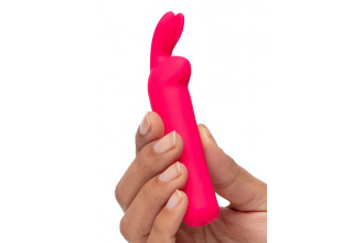 Розовая вибропуля с ушками Rechargeable Rabbit Ears Bullet Vibrator