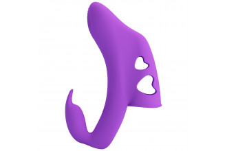 Фиолетовый вибратор на палец Yenna