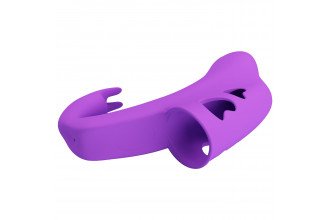 Фиолетовый вибратор на палец Yenna