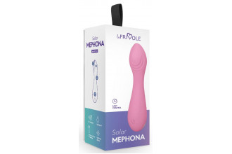 Розовый мини-вибратор Mephona - 11,7 см.
