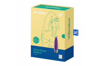 Фиолетовый мини-вибратор Ultra Power Bullet 5