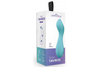 Голубой мини-вибратор Tarvos - 11,7 см.