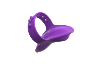 Фиолетовая вибронасадка на пальцы Finger Vibe