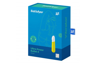 Желтый мини-вибратор Ultra Power Bullet 4