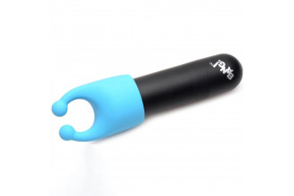 Вибропуля с 4 эластичными насадками Rechargeable Bullet With 4 Attachments