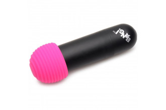 Вибропуля с 4 эластичными насадками Rechargeable Bullet With 4 Attachments