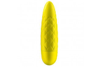 Желтый мини-вибратор Ultra Power Bullet 5