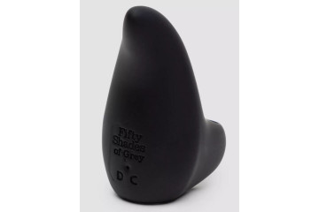 Черный вибратор на палец Sensation Rechargeable Finger Vibrator