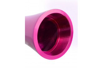 Алюминиевый рельефный вибратор PINK SMALL - 7,5 см.