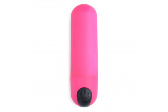 Розовая вибропуля с пультом ДУ 21X Vibrating Bullet with Remote Control