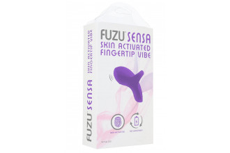 Сиреневый сенсорный вибромассажёр на палец Fuzu Sensa