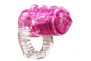 Розовая насадка на язык Rings Teaser