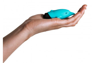 Голубой вибростимулятор-дельфин Lastic Pocket Dolphin - 7,5 см. Голубой вибростимулятор-дельфин Lastic Pocket Dolphin - 7,5 см.