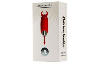 Красный вибростимулятор Devol Mini Vibrator - 8,5 см.