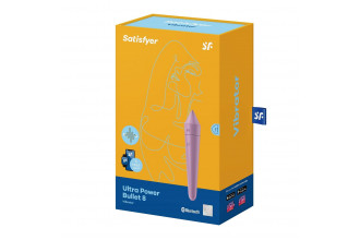 Сиреневый мини-вибратор Ultra Power Bullet 8