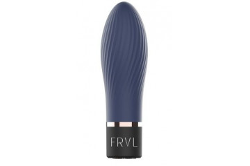 Темно-синий мини-вибратор Dalim - 10 см.