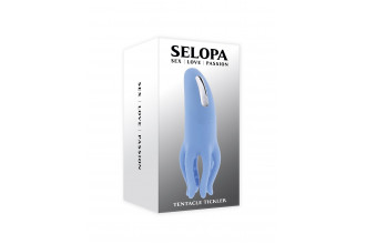 Голубой вибромассажёр Tentacle Tickler