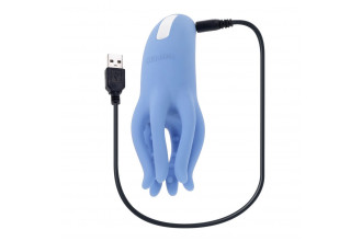 Голубой вибромассажёр Tentacle Tickler