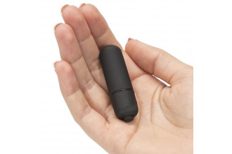 Черная вибропуля X-Basic Bullet Mini One Speed - 5,9 см.