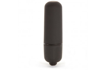 Черная вибропуля X-Basic Bullet Mini One Speed - 5,9 см.