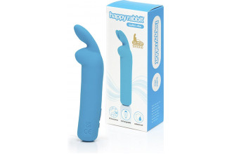Голубая вибропуля с ушками Rechargeable Rabbit Ears Bullet Vibrator