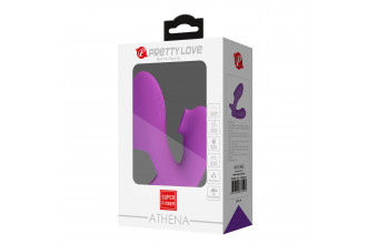 Фиолетовый вибратор на палец Athena