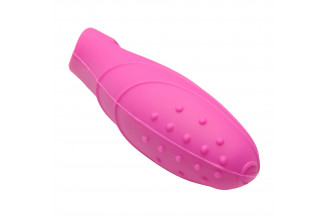 Розовая насадка на палец с вибрацией Bang Her Silicone G-Spot Finger Vibe