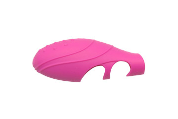 Розовая насадка на палец с вибрацией Bang Her Silicone G-Spot Finger Vibe