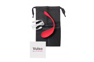 Красное силиконовое виброяйцо Vulse