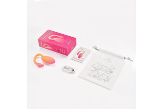Оранжевый вибратор Flamingo Max