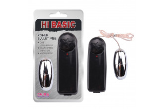 Серебристое виброяйцо Power Bullet Vibe