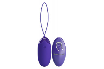 Фиолетовое виброяйцо Berger-Yourth с пультом ДУ