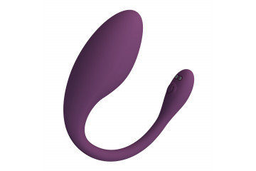 Фиолетовое виброяйцо Dora с управлением через приложение