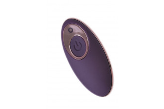 Фиолетовое виброяйцо с имитацией фрикций Bumpy