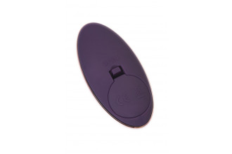 Фиолетовое виброяйцо с имитацией фрикций Bumpy